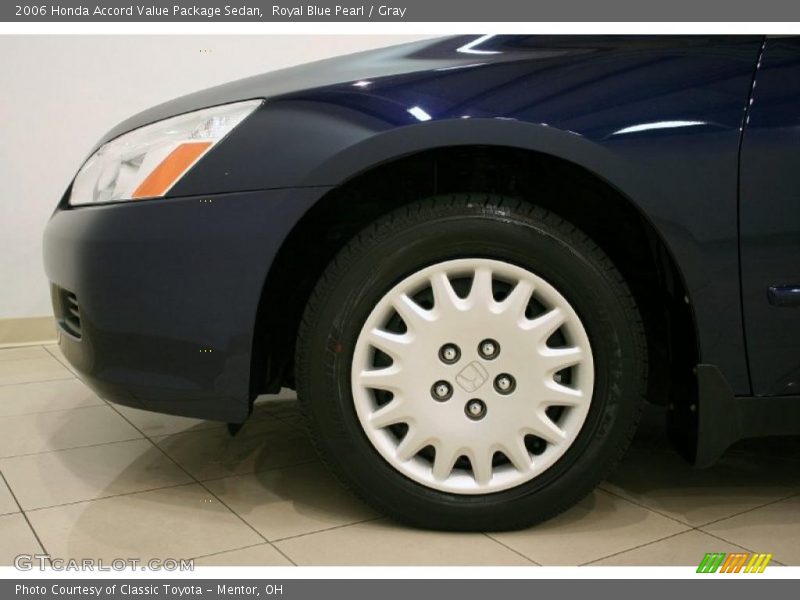 Royal Blue Pearl / Gray 2006 Honda Accord Value Package Sedan