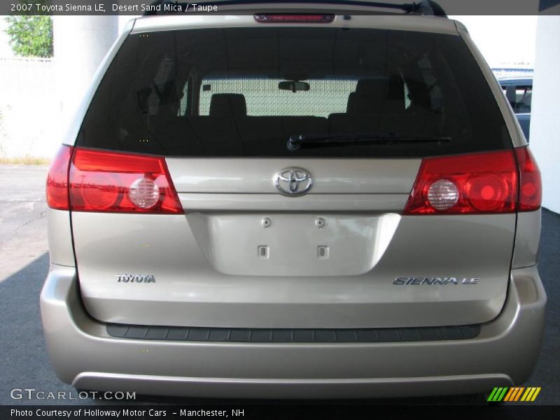 Desert Sand Mica / Taupe 2007 Toyota Sienna LE