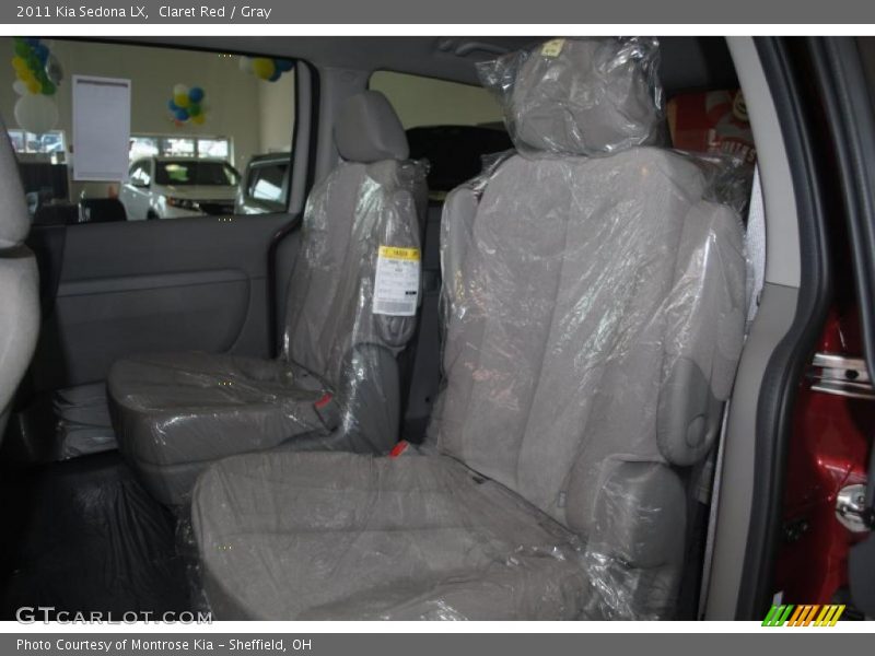 Claret Red / Gray 2011 Kia Sedona LX