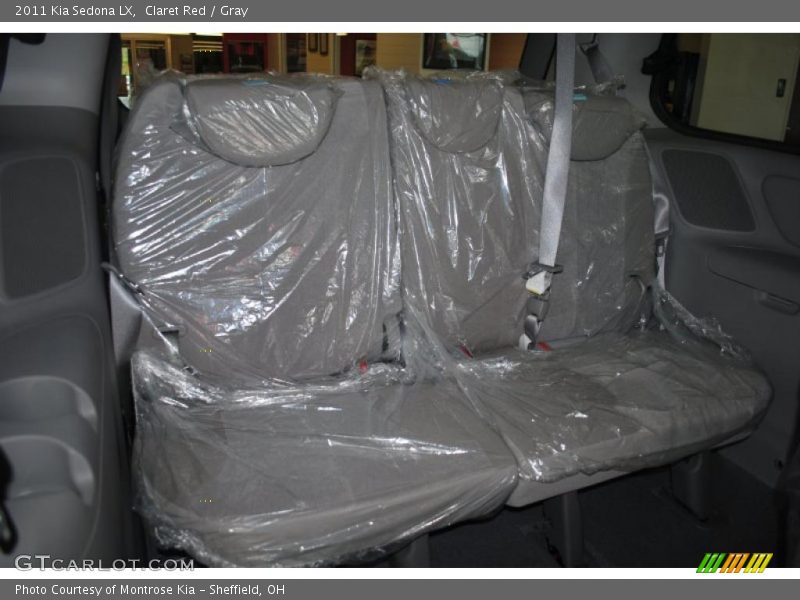 Claret Red / Gray 2011 Kia Sedona LX