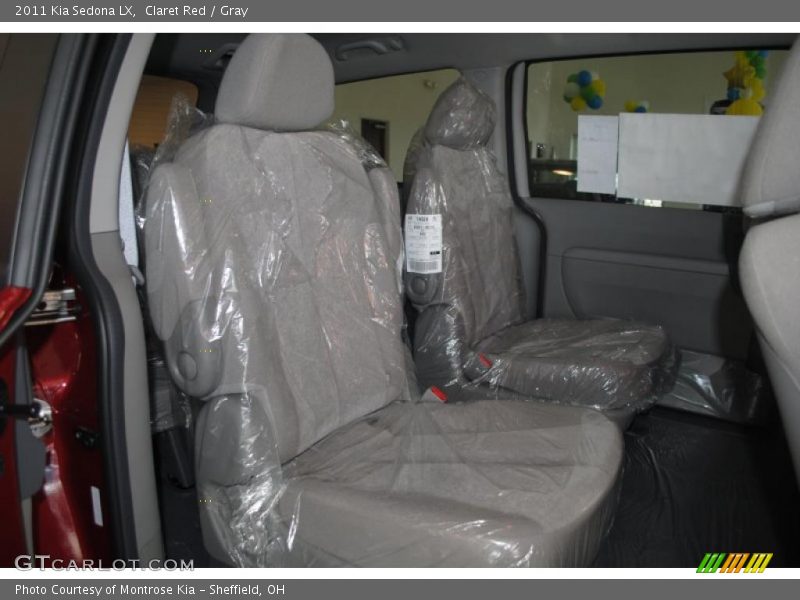 Claret Red / Gray 2011 Kia Sedona LX