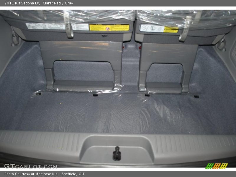 Claret Red / Gray 2011 Kia Sedona LX