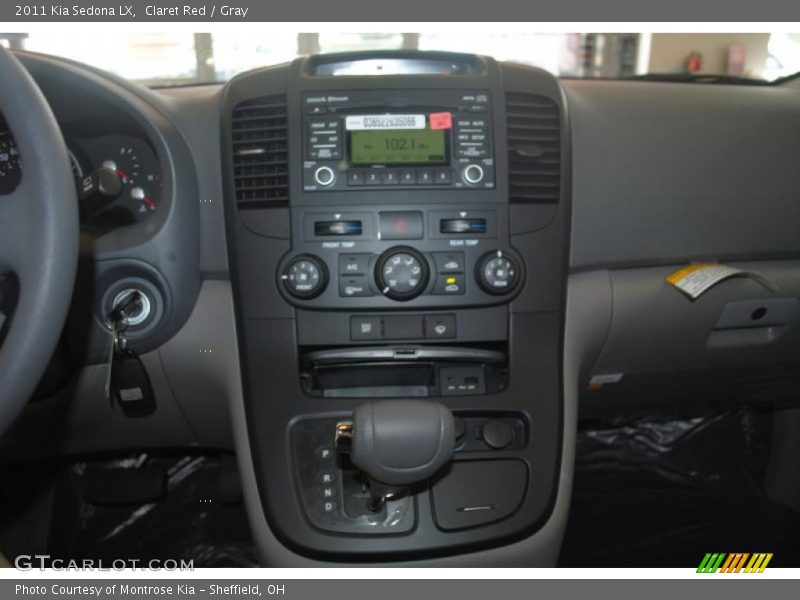 Claret Red / Gray 2011 Kia Sedona LX