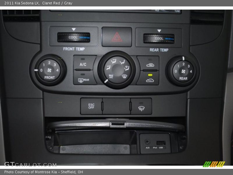 Claret Red / Gray 2011 Kia Sedona LX