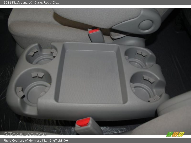 Claret Red / Gray 2011 Kia Sedona LX