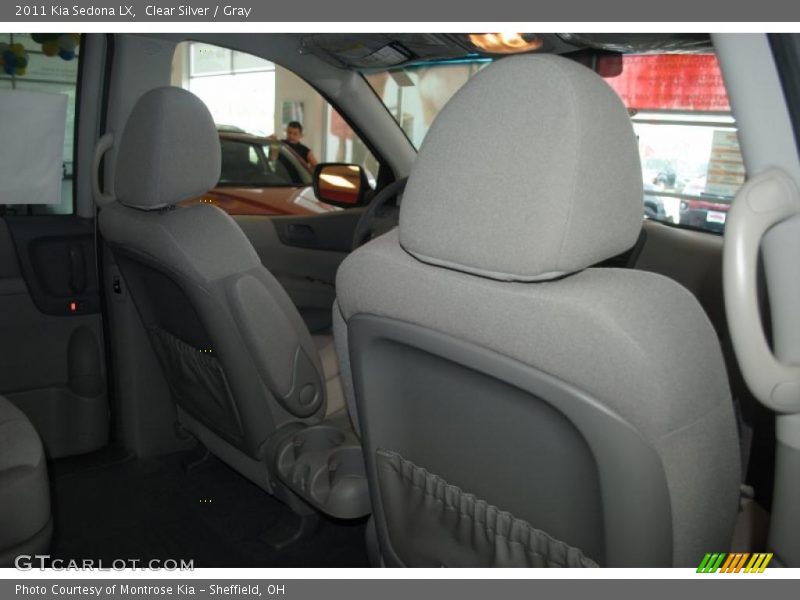 Clear Silver / Gray 2011 Kia Sedona LX