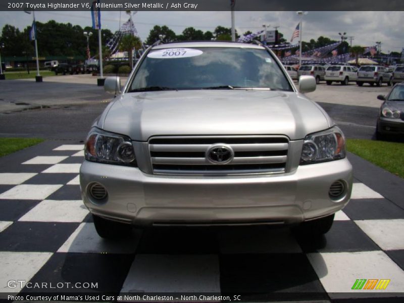 Millenium Silver Metallic / Ash Gray 2007 Toyota Highlander V6