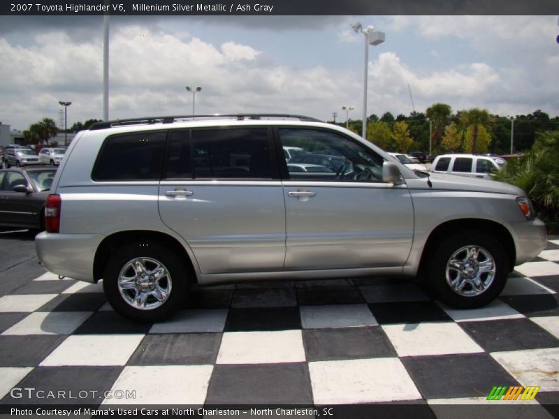 Millenium Silver Metallic / Ash Gray 2007 Toyota Highlander V6