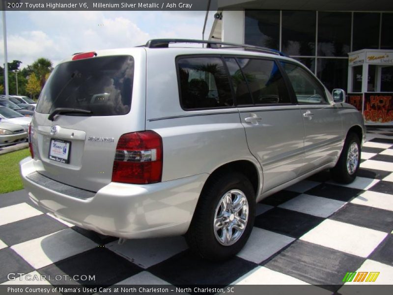 Millenium Silver Metallic / Ash Gray 2007 Toyota Highlander V6