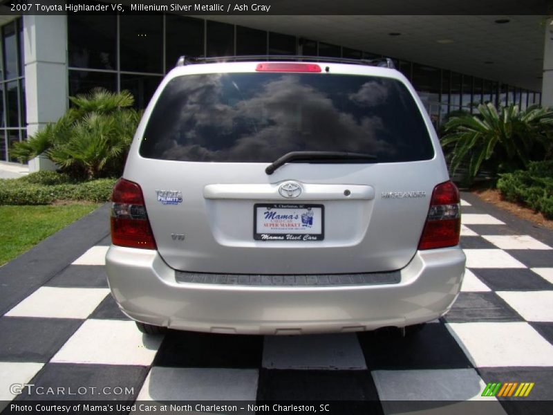 Millenium Silver Metallic / Ash Gray 2007 Toyota Highlander V6