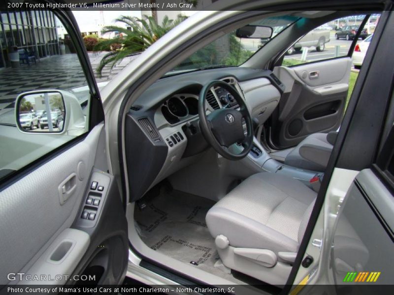 Millenium Silver Metallic / Ash Gray 2007 Toyota Highlander V6