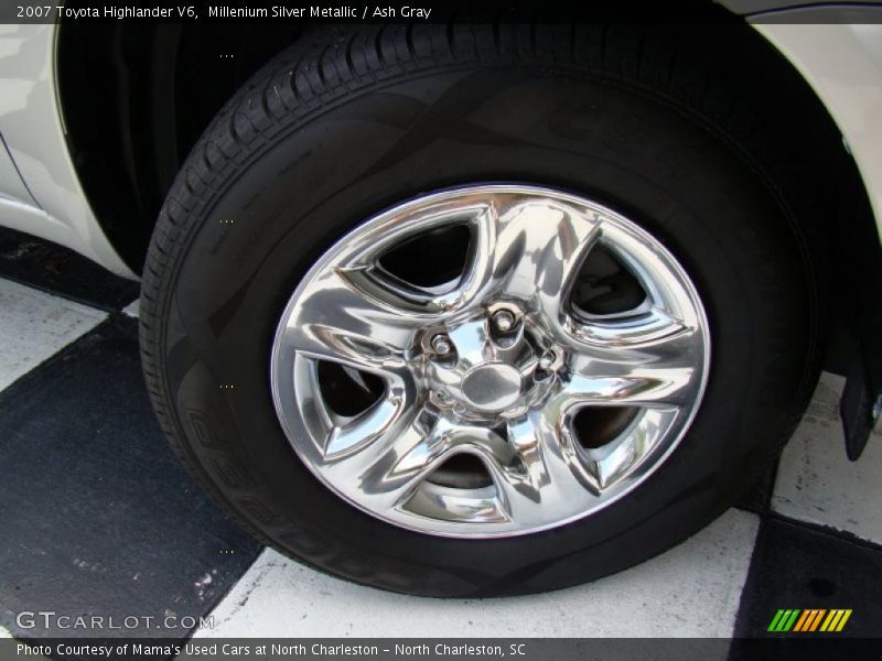 Millenium Silver Metallic / Ash Gray 2007 Toyota Highlander V6