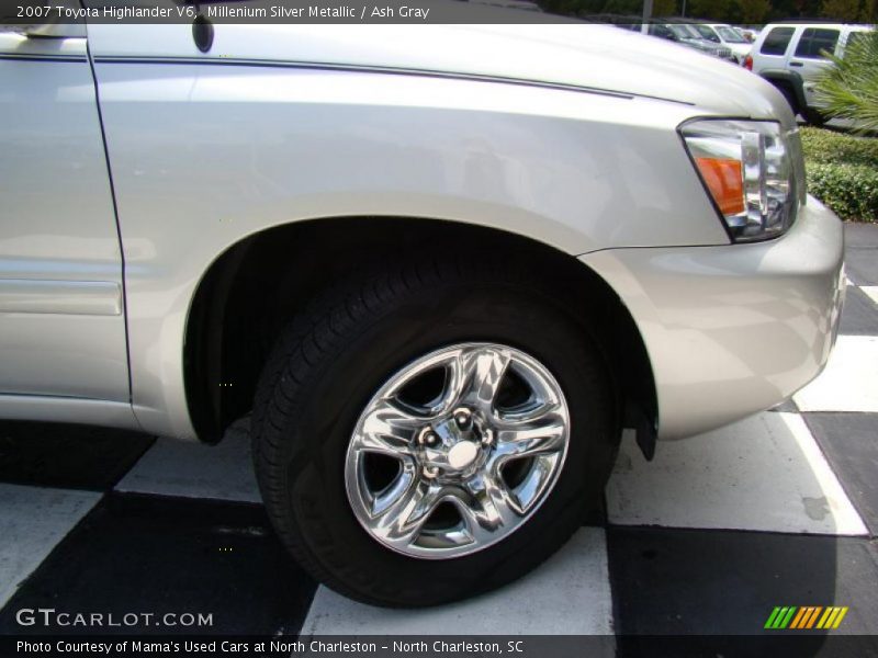 Millenium Silver Metallic / Ash Gray 2007 Toyota Highlander V6