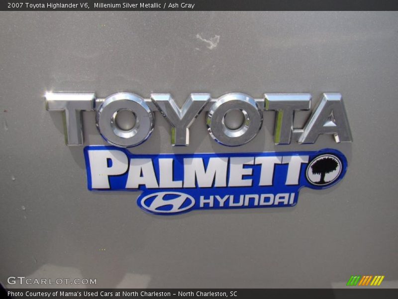 Millenium Silver Metallic / Ash Gray 2007 Toyota Highlander V6