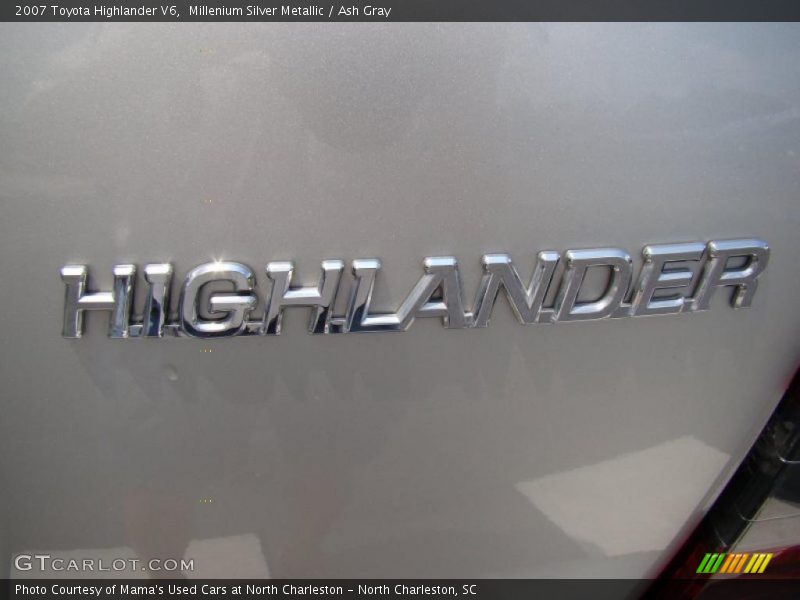 Millenium Silver Metallic / Ash Gray 2007 Toyota Highlander V6