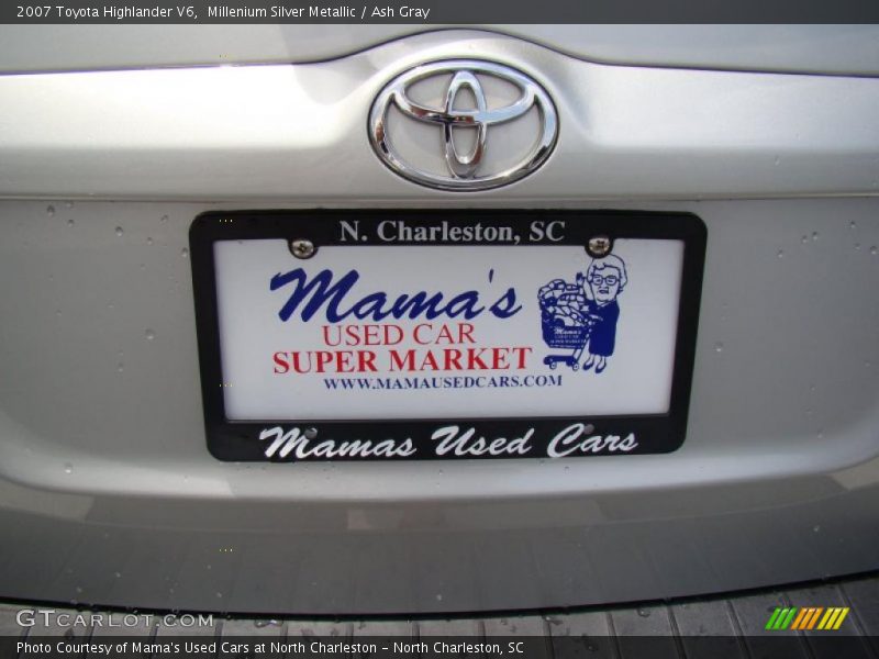 Millenium Silver Metallic / Ash Gray 2007 Toyota Highlander V6