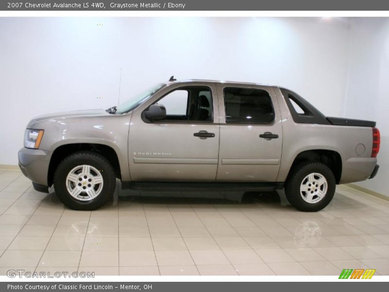 Graystone Metallic / Ebony 2007 Chevrolet Avalanche LS 4WD