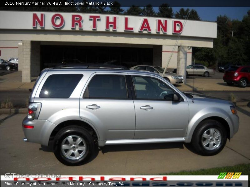 Ingot Silver Metallic / Black 2010 Mercury Mariner V6 4WD