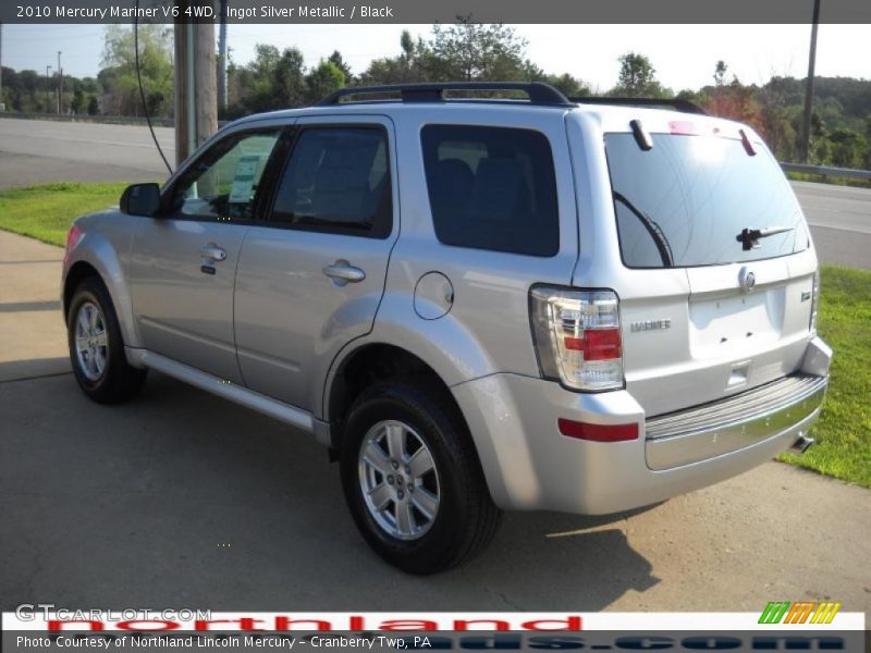 Ingot Silver Metallic / Black 2010 Mercury Mariner V6 4WD