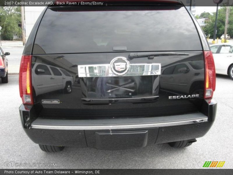 Black Raven / Ebony/Ebony 2007 Cadillac Escalade AWD