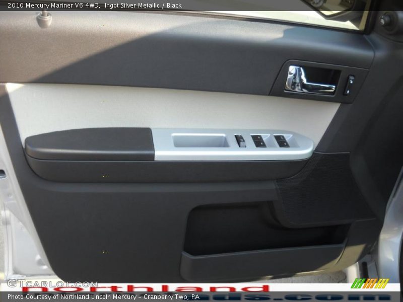 Ingot Silver Metallic / Black 2010 Mercury Mariner V6 4WD