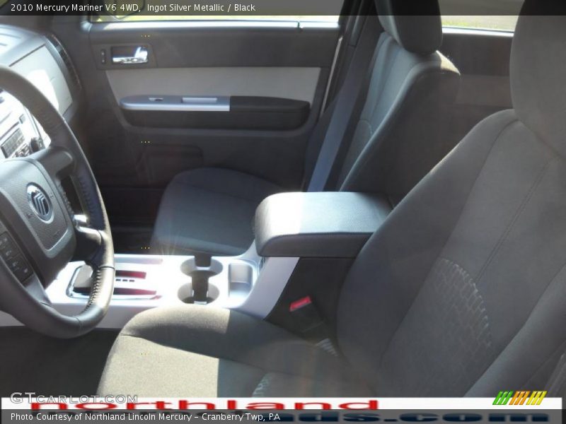 Ingot Silver Metallic / Black 2010 Mercury Mariner V6 4WD