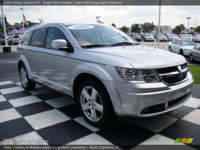 Bright Silver Metallic / Dark Slate Gray/Light Graystone 2009 Dodge Journey SXT