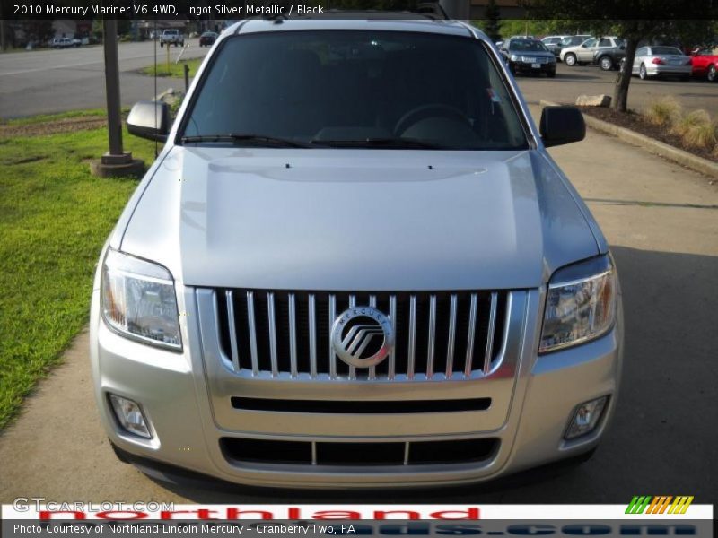 Ingot Silver Metallic / Black 2010 Mercury Mariner V6 4WD