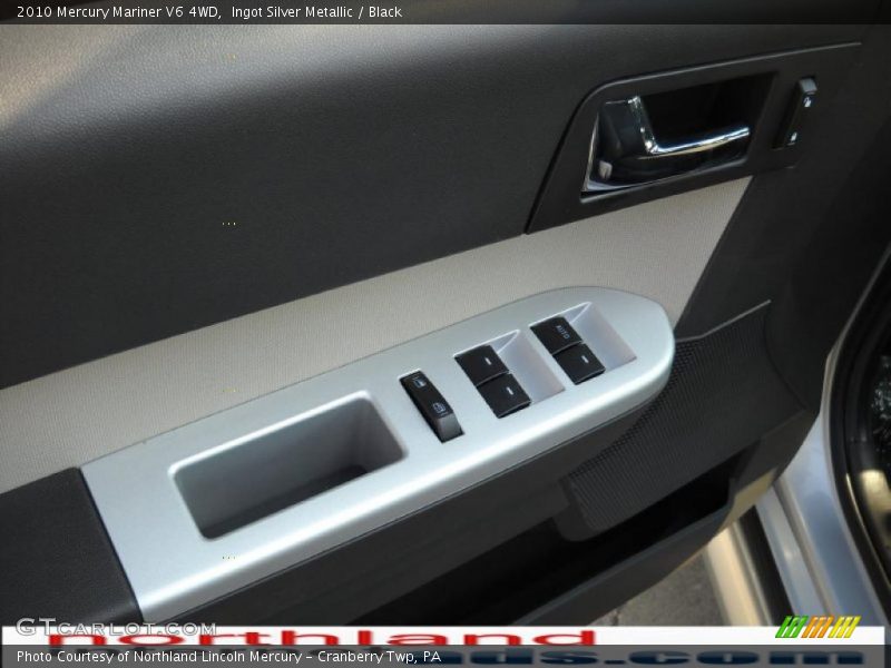 Ingot Silver Metallic / Black 2010 Mercury Mariner V6 4WD