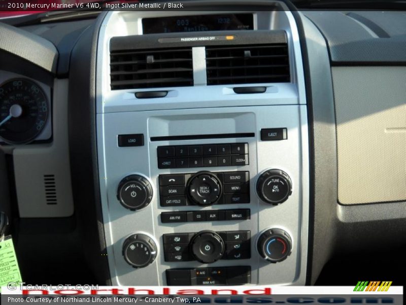 Ingot Silver Metallic / Black 2010 Mercury Mariner V6 4WD
