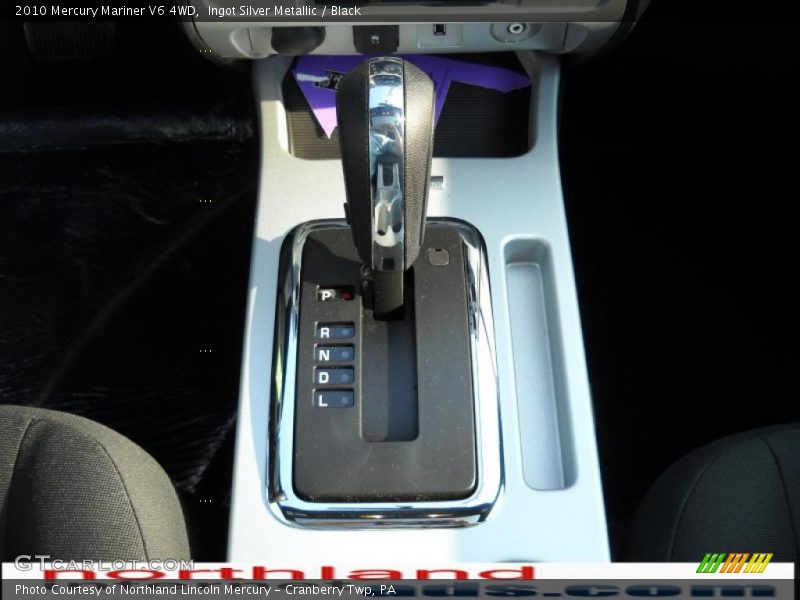 Ingot Silver Metallic / Black 2010 Mercury Mariner V6 4WD