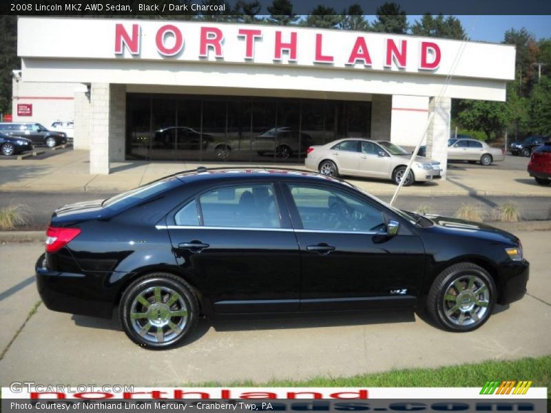 Black / Dark Charcoal 2008 Lincoln MKZ AWD Sedan