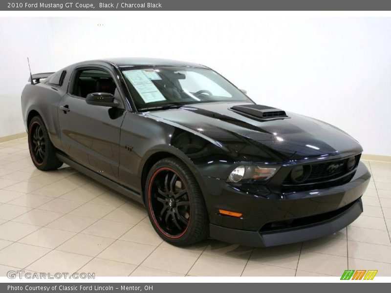 Black / Charcoal Black 2010 Ford Mustang GT Coupe