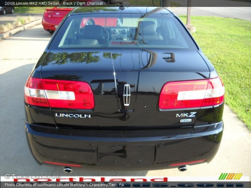 Black / Dark Charcoal 2008 Lincoln MKZ AWD Sedan