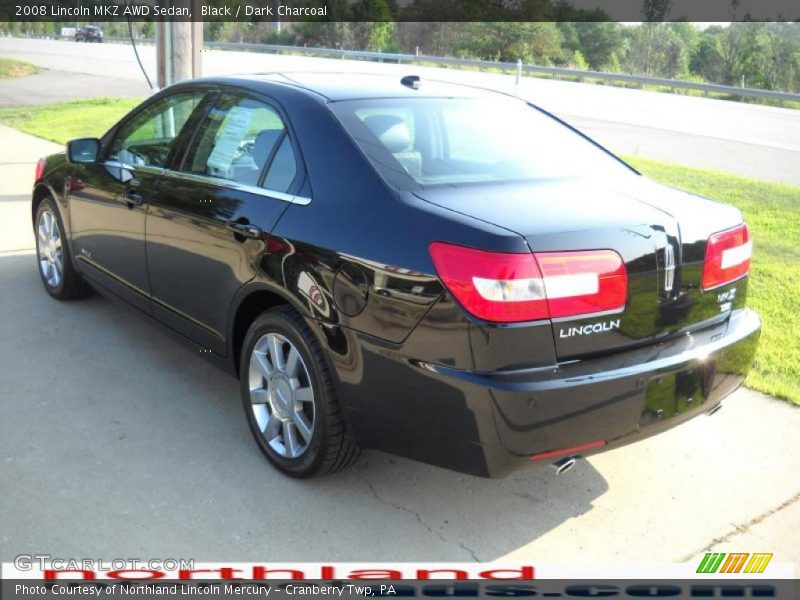 Black / Dark Charcoal 2008 Lincoln MKZ AWD Sedan
