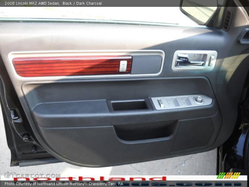 Black / Dark Charcoal 2008 Lincoln MKZ AWD Sedan