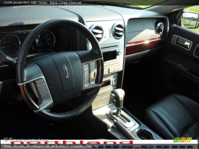 Black / Dark Charcoal 2008 Lincoln MKZ AWD Sedan