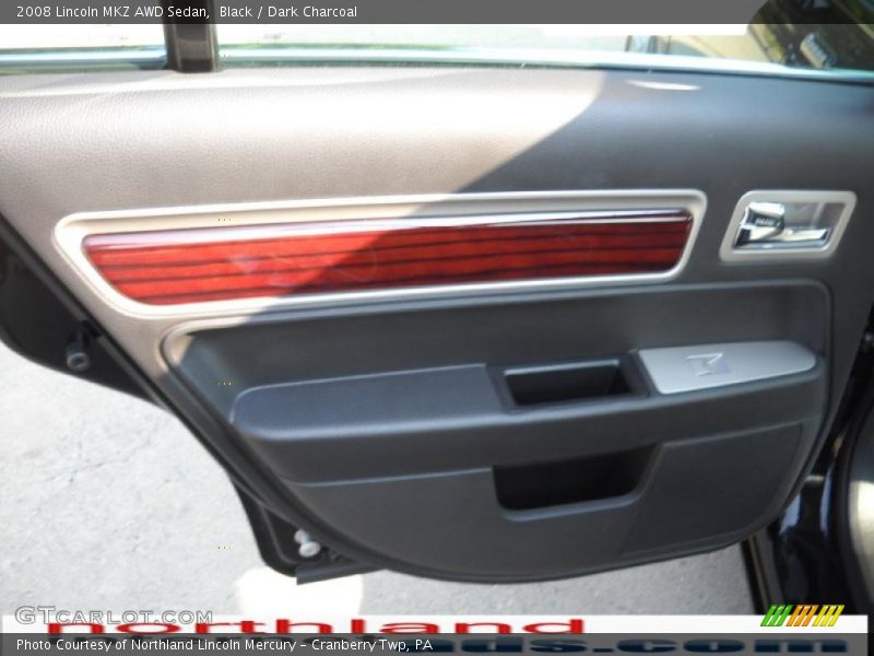 Black / Dark Charcoal 2008 Lincoln MKZ AWD Sedan
