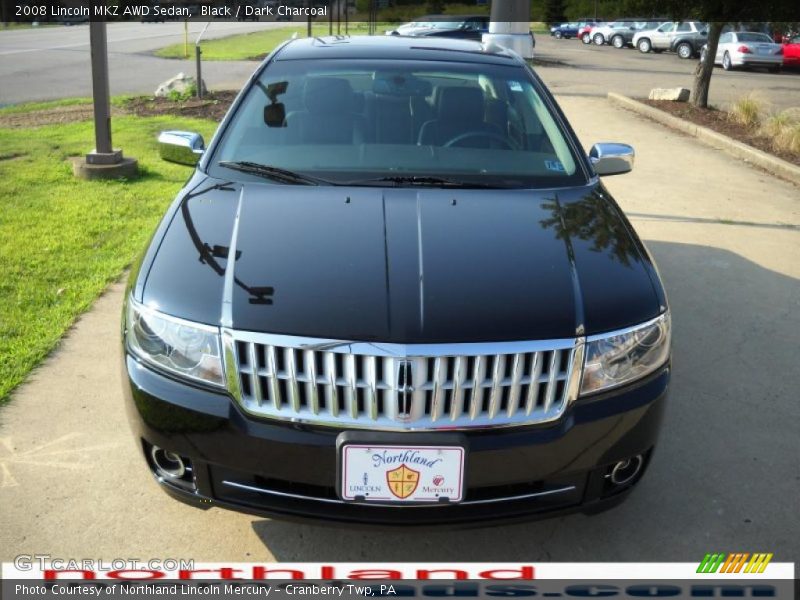 Black / Dark Charcoal 2008 Lincoln MKZ AWD Sedan