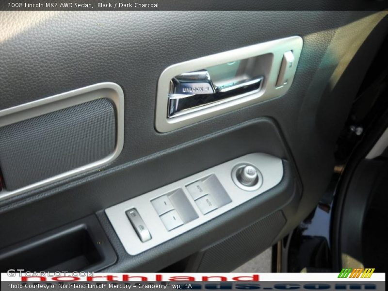 Black / Dark Charcoal 2008 Lincoln MKZ AWD Sedan