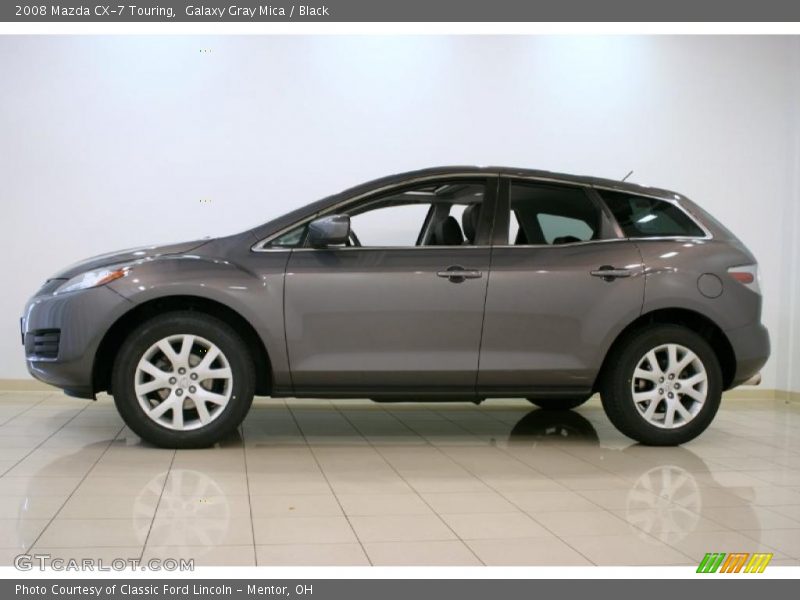 Galaxy Gray Mica / Black 2008 Mazda CX-7 Touring