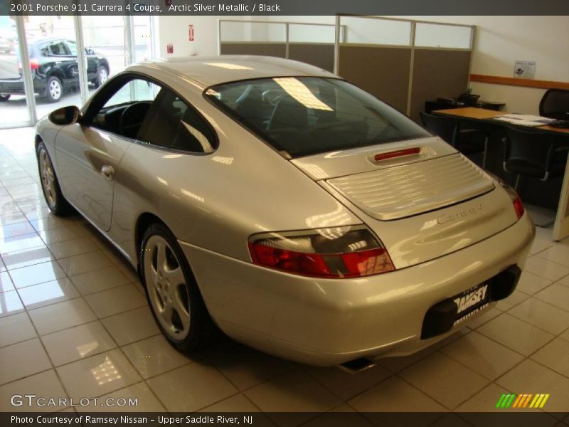Arctic Silver Metallic / Black 2001 Porsche 911 Carrera 4 Coupe