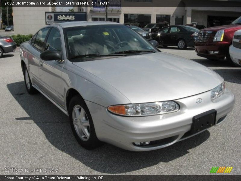 Sterling Metallic / Pewter 2002 Oldsmobile Alero GL Sedan