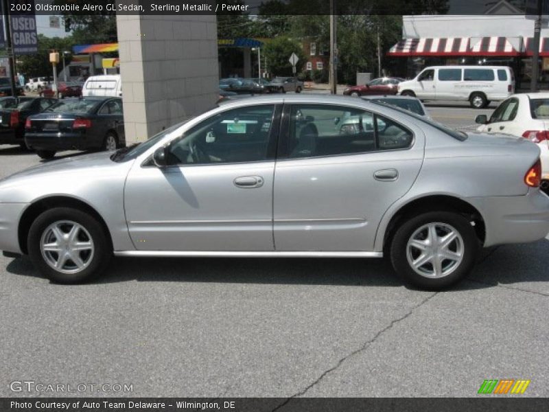 Sterling Metallic / Pewter 2002 Oldsmobile Alero GL Sedan