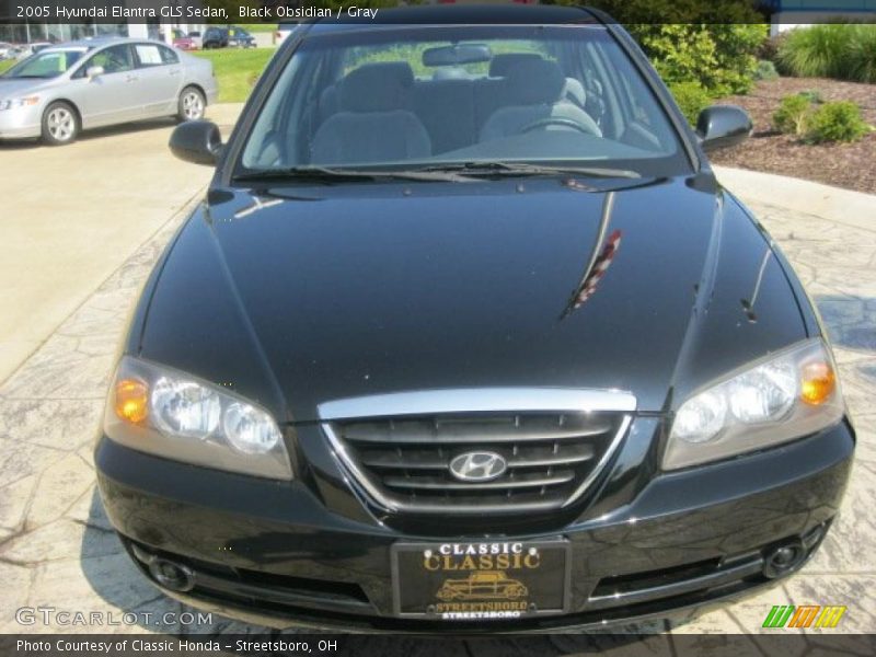 Black Obsidian / Gray 2005 Hyundai Elantra GLS Sedan