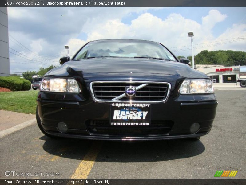Black Sapphire Metallic / Taupe/Light Taupe 2007 Volvo S60 2.5T