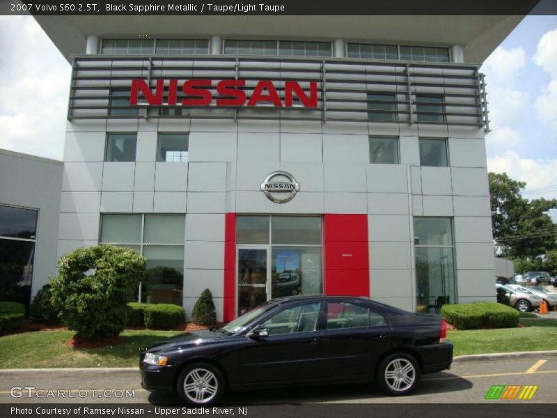 Black Sapphire Metallic / Taupe/Light Taupe 2007 Volvo S60 2.5T