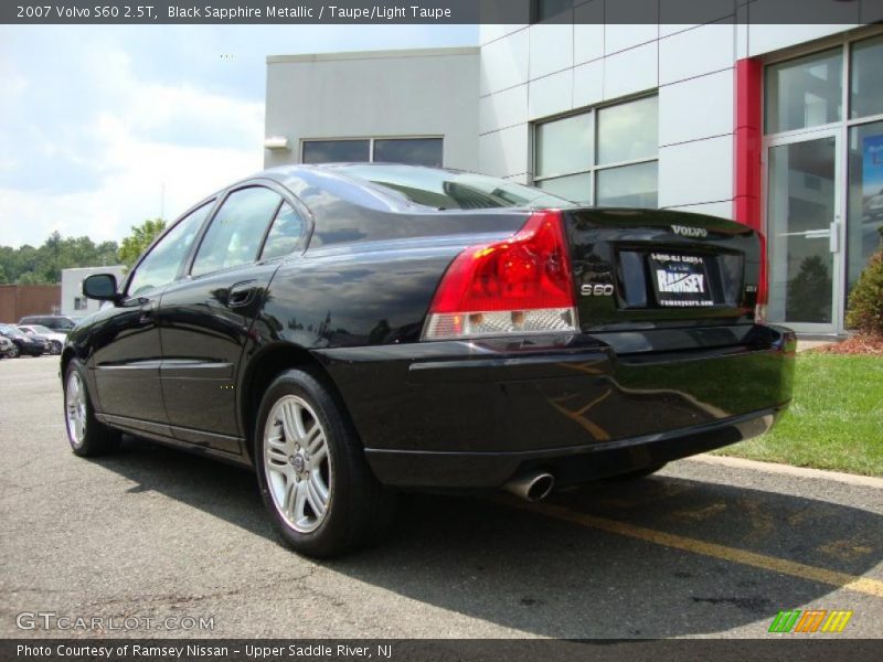 Black Sapphire Metallic / Taupe/Light Taupe 2007 Volvo S60 2.5T