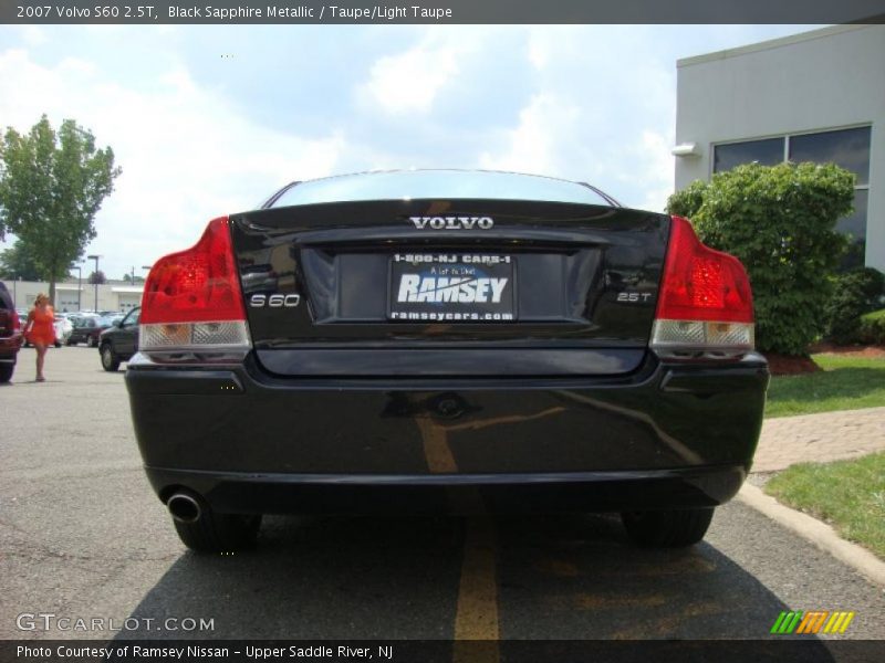 Black Sapphire Metallic / Taupe/Light Taupe 2007 Volvo S60 2.5T