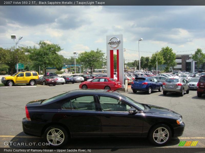 Black Sapphire Metallic / Taupe/Light Taupe 2007 Volvo S60 2.5T